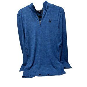 Spyder Activewear Men’s Medium Blue Long Sleeve Activewear Shirt
